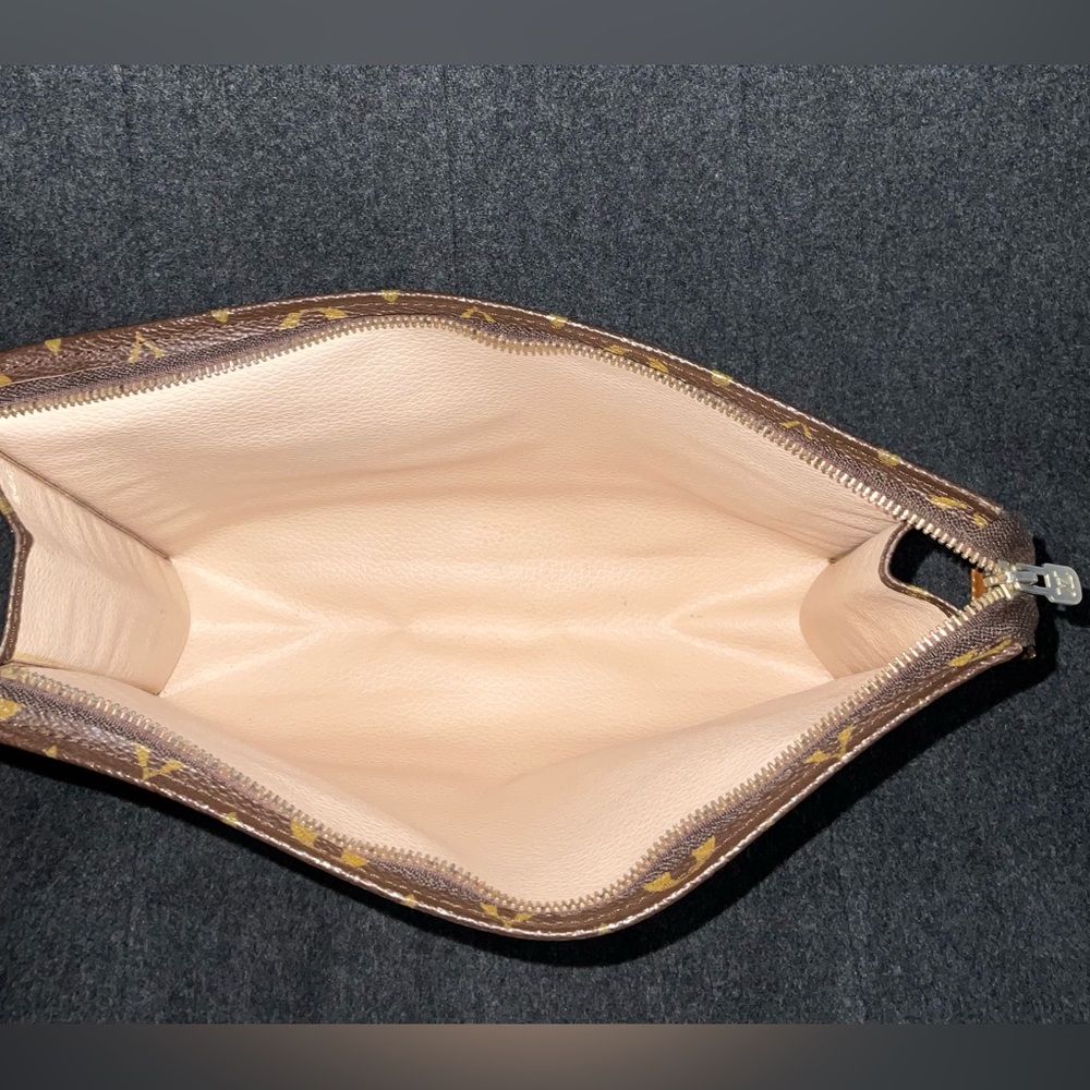 ✅AUTHENTIC LV BAG 2WAYS GREAT USED POUCH 26 LOUIS VUITTON - Picture 7 of 15